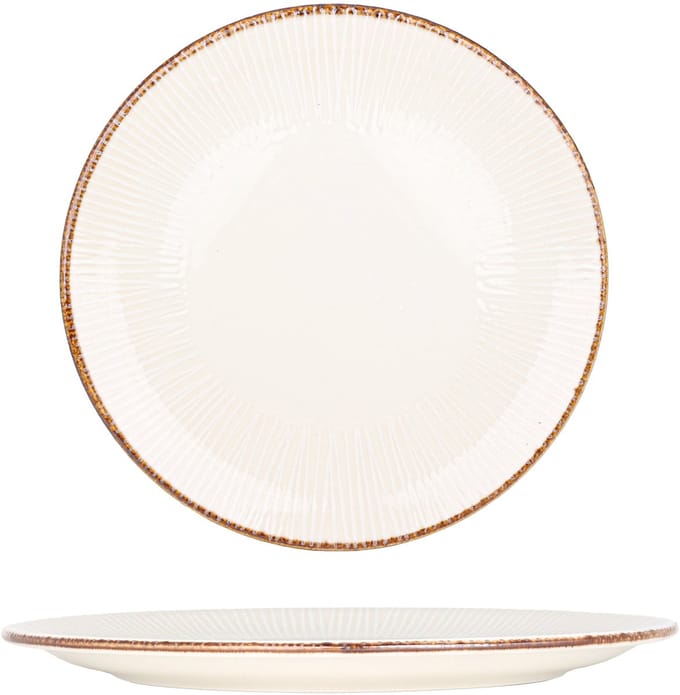 By Bone Dinerbord - Grace - Porselein - 25 cm - set van 6
