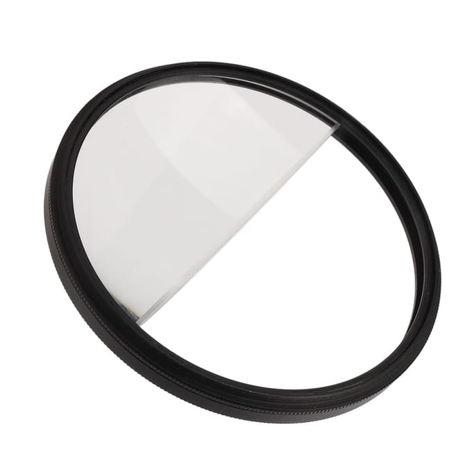Split Diopter Filter Fotografie Voorgrond Blur Split Diopter Prisma Camerafilter Accessoire Film white