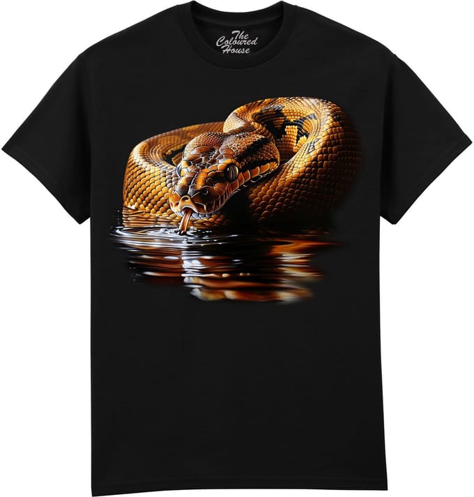 Python In Ambush The Coloured House T-shirt M