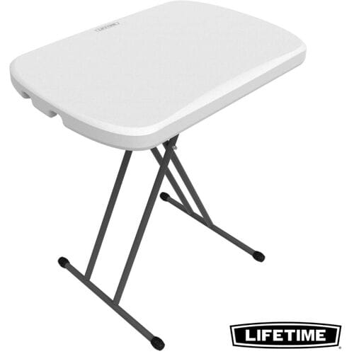 Lifetime Verstelbare hoogte persoonlijke tafel - Witte graniet, 66 cm
