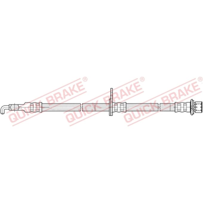 Remleiding QUICK BRAKE 50.828, rechts