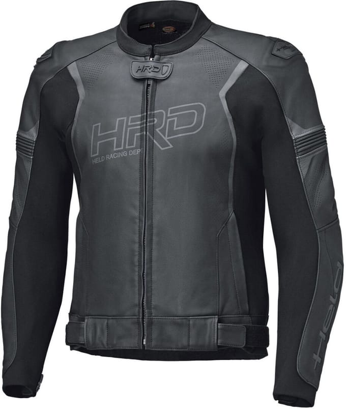 Held Street Rocket 4 Zwart Antraciet Leren Motorjas - Jas