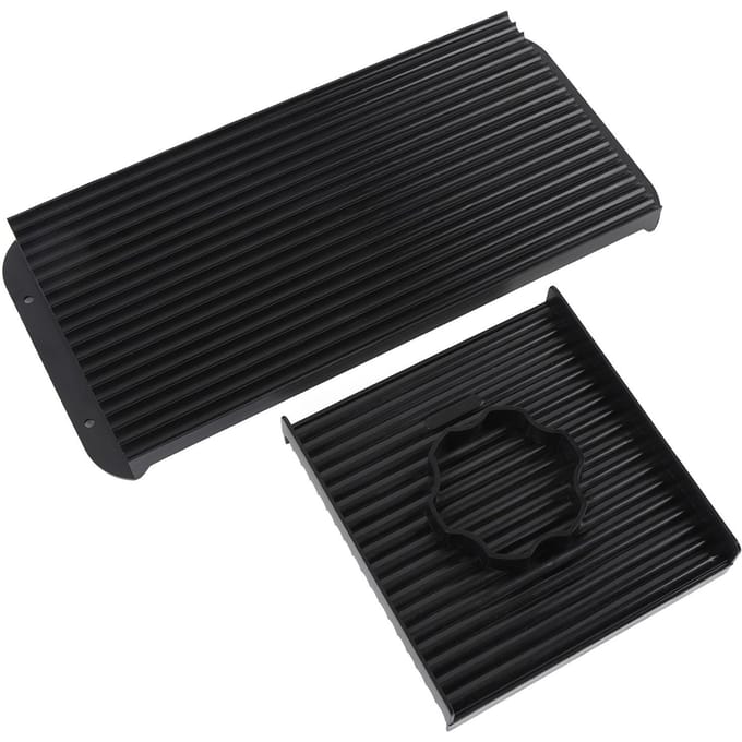 Vis Aas Rollerplaat 8mm ABS Plastic Draagbaar Vis Aas Rolbord voor het Maken van Gladde en black