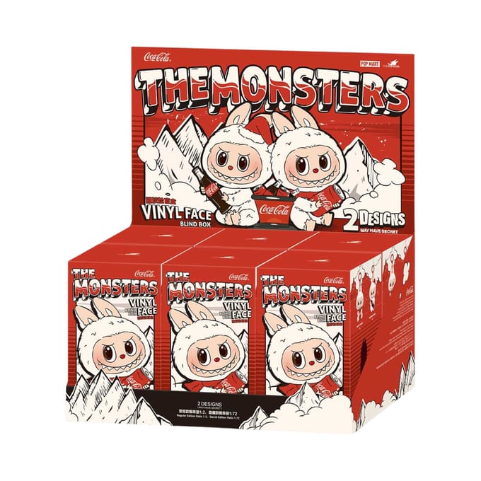 Pop Mart Labubu The Monsters - Coca Cola Series Vinyl Face Sealed Case