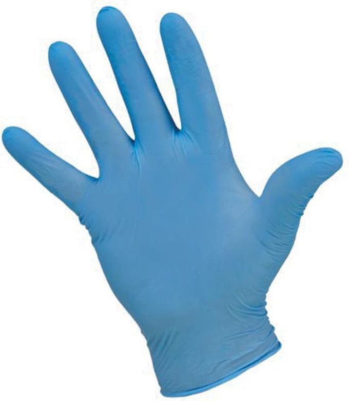 Wegwerp handschoenen - Latex handschoenen - Blauw | gepoederd - S - doos 100 stuks