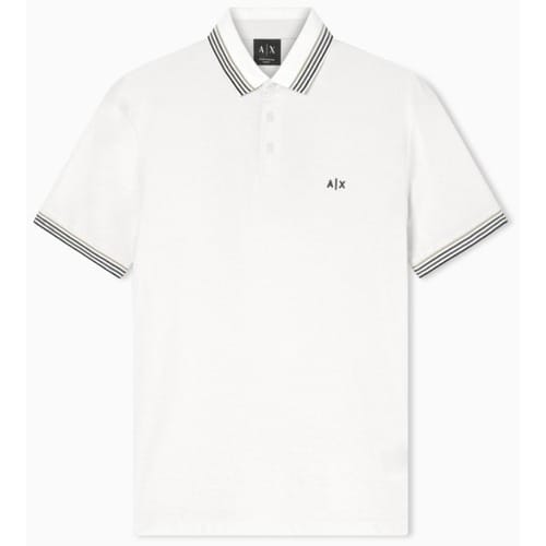Armani Exchange Xm002326_af13026 Korte Mouw Poloshirt Beige S Man