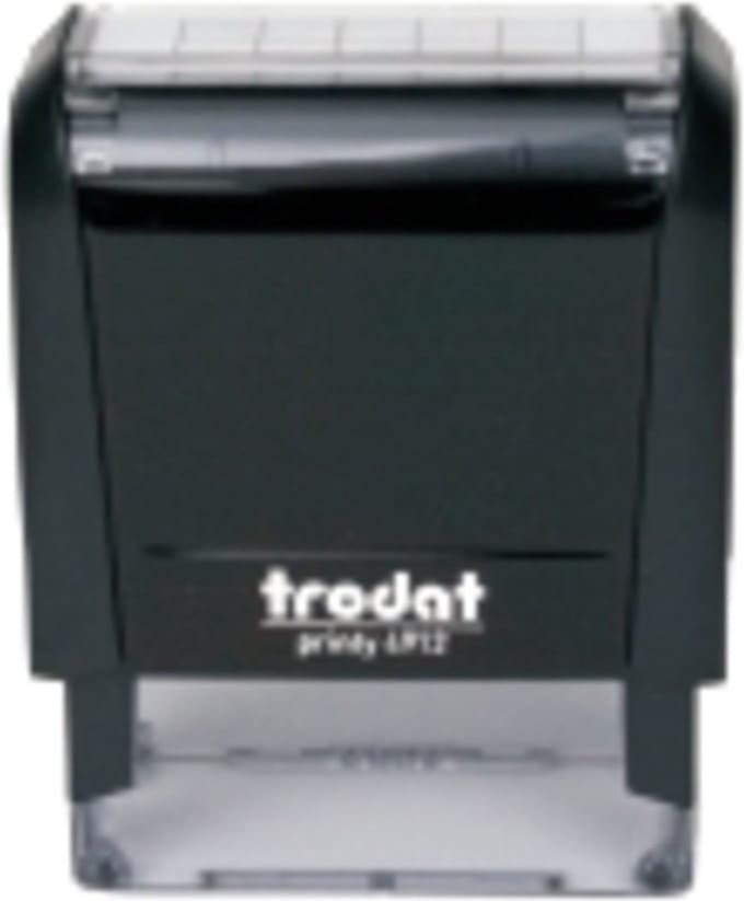 Trodat 4912 stempel 47 x 18 mm Zwart