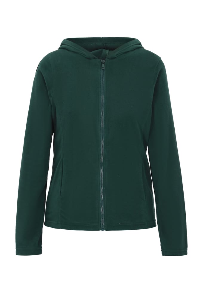 Mymo Fleece jas Dames donkergroen