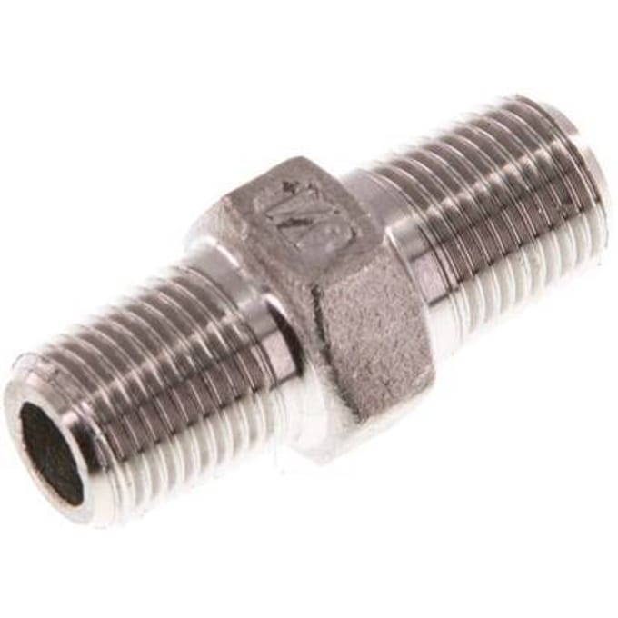 R 1/8'' RVS Borstnippel 16 Bar [5 Stuks]