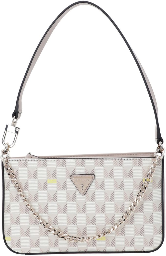 GUESS schoudertas G Wave II Mini Top Zip Shoulder Bag Blush Logo veelkleurig