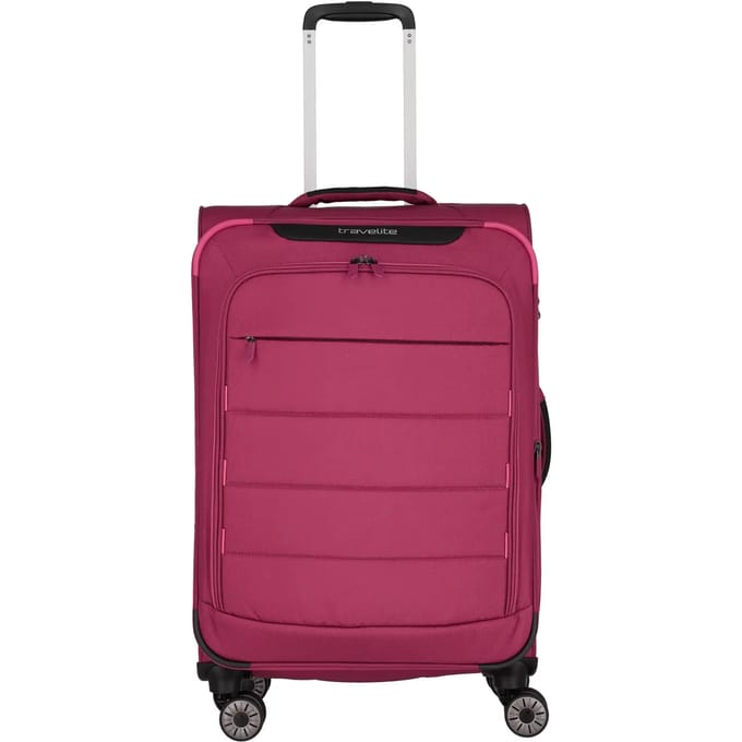 Travelite Skaii 4 Wheel Trolley M Expandable red