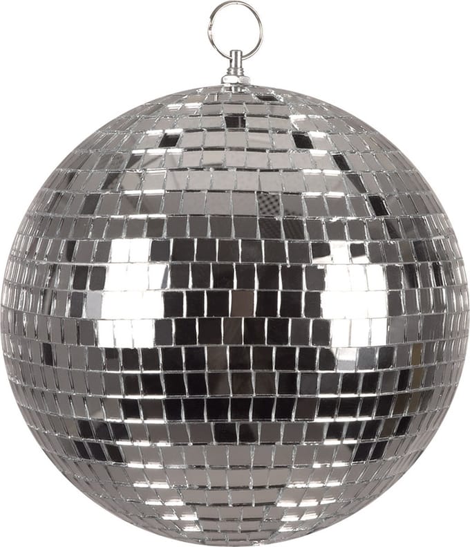 Boland - Discobal (M) zilver - Glitter & Glamour - Glamour - 80's - NYE - Oudjaarsavond