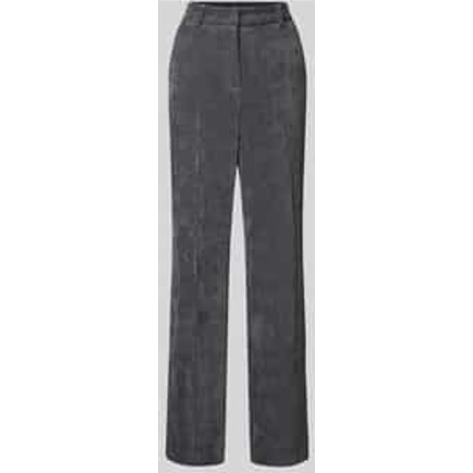 Wide leg corduroy broek met riemlussen