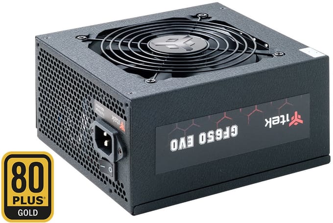 itek GF650 EVO power supply unit 650 W 24-pin ATX ATX Zwart