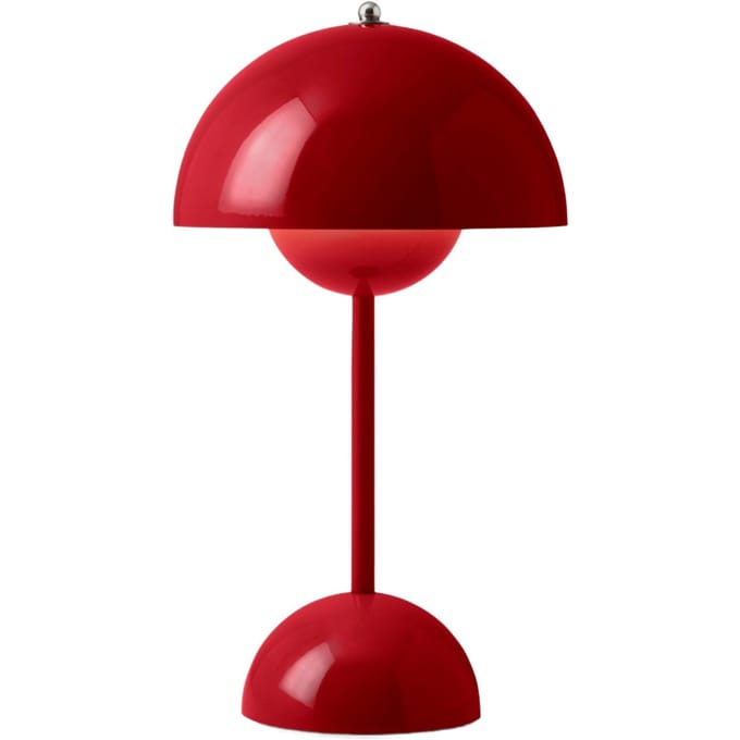 &Tradition Verner Panton Flowerpot VP9 tafellamp vermilion red