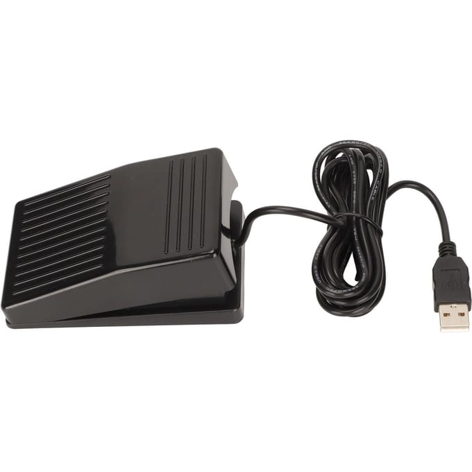 USB Voetpedaal Mechanische Schakelaar Multifunctioneel Enkel Voetpedaal met 2 Meter Kabel voor Computer black