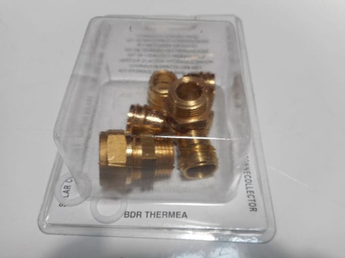 Remeha Aansluitstuk 1/2-3/4 (2x), 300029086