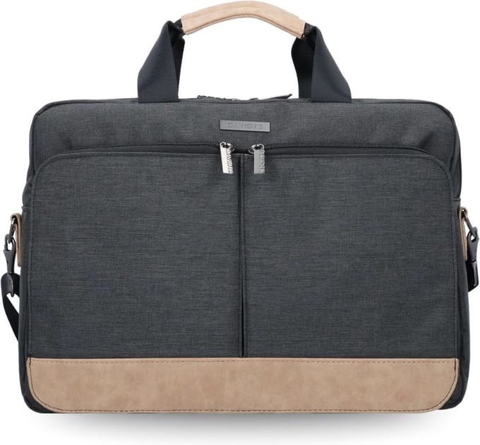 Davidt’s Mood & Moov 2 vaks Laptoptas 17.3 inch - Zwart - Laptoptas - Werktas