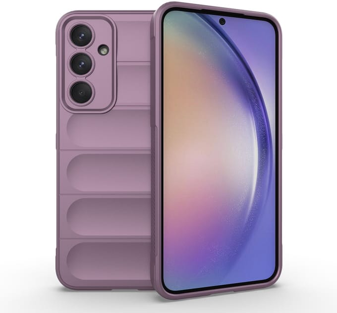 Solidenz AeroGrip geschikt voor Samsung Galaxy A35 hoesje - Paars