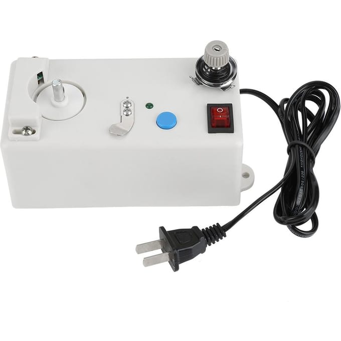 Elektrische Spoelwinder Automatische Draad Naaimachine Accessoire white