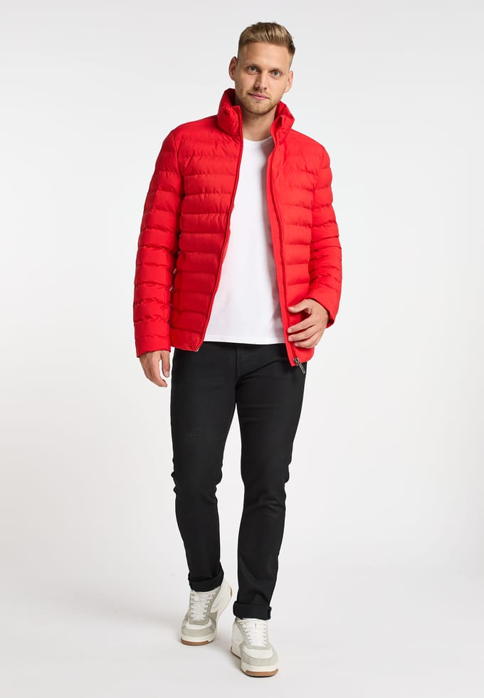 Mo Gewatteerd winterjack Heren rood