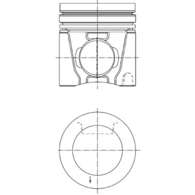 Zuiger KOLBENSCHMIDT 41166600