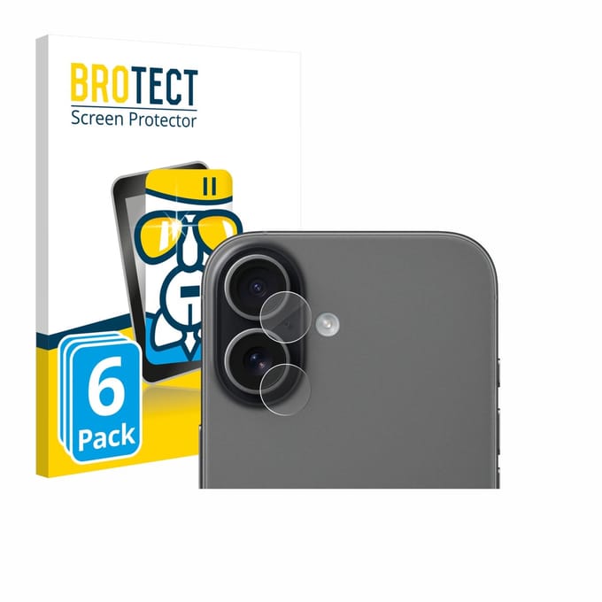 Screenprotector 6 Stuks voor Apple iPhone 17 (ALLEEN Camera Lens) Beschermglas transparant