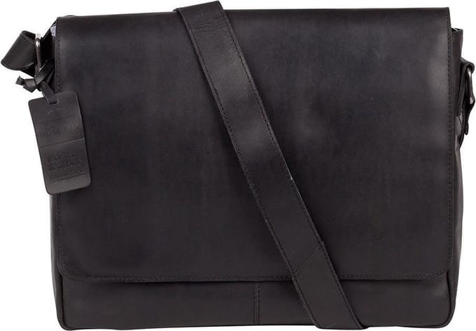 Burkely Vintage Juul Messenger Bag - Schoudertas - Zwart