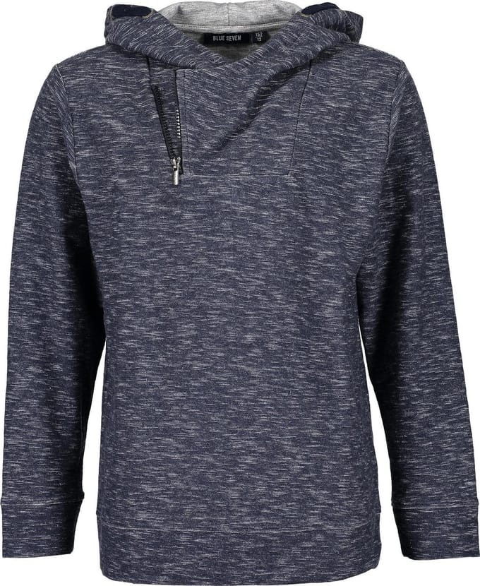 Blue Seven - Hoodie - jongens - Blauw Melee - Maat 152