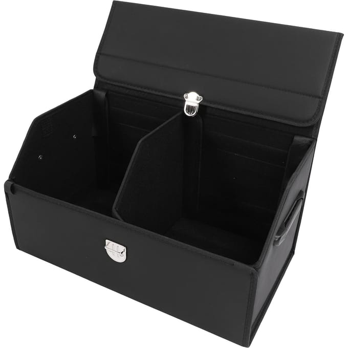 Auto Kofferbak Organizer 60L Grote Capaciteit Opvouwbaar Multifunctioneel 66 X 32 X 29cm Draagbaar Kofferbak black