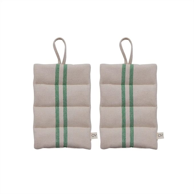 Hittebestendige katoenen handschoenen OYOY Living Design (x2)