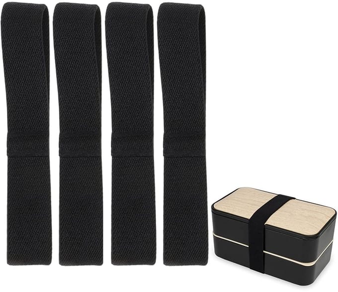 Dailygoods- Bento Box Riem - 4 Stuks - Elastisch Design