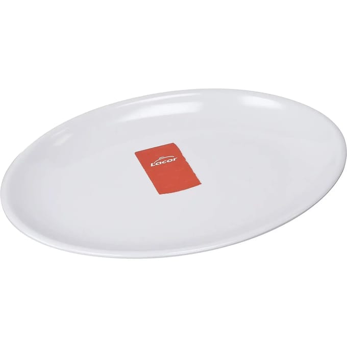 Ovaal melamine dienblad Lacor 250x183x22 mm