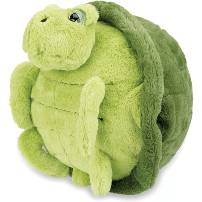 Cozy Noxxiez Handwarmer Schildpad Junior 35 X 35 Cm Pluche Groen