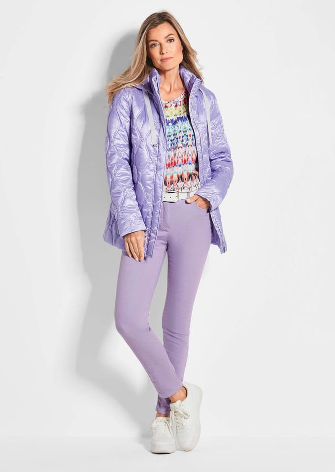 Gewatteerd jack met golfstiksel - sering - Gr. 23 van Goldner Fashion