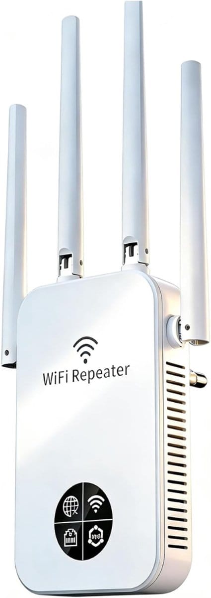 White-Label® WiFi Versterker Stopcontact – Dual Band WiFi Booster – Internet Range Extender – Max