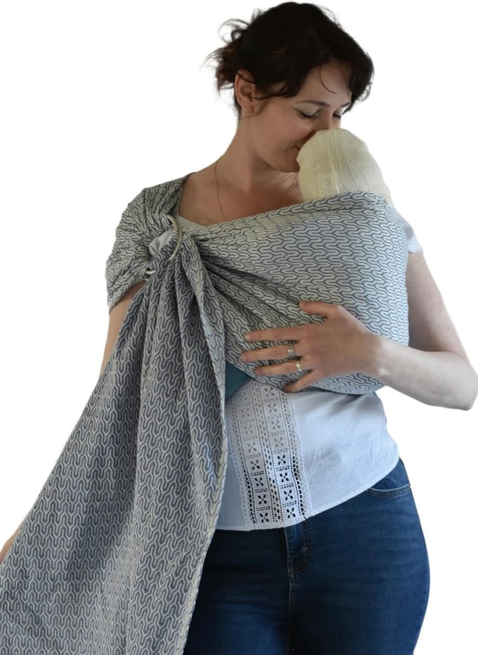 Yaro Turtle Dark-Blue Ring Sling