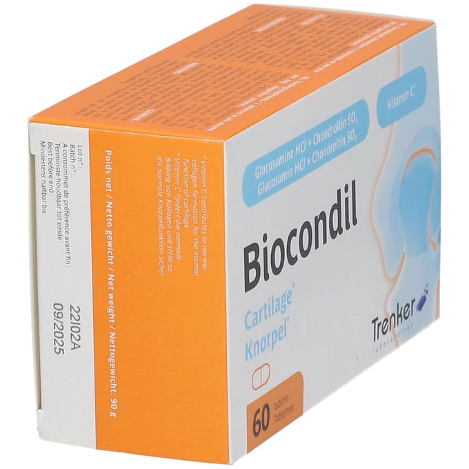 Trenker Biocondil chondroitine glucosamine vitamine C 60 Tabletten