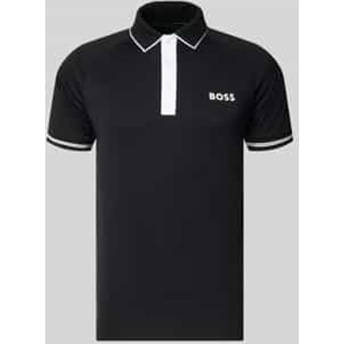 regular fit poloshirts met contrasterende details