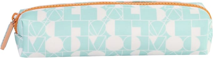 Ancor Schooletui Smooth leeg rechthoekig 1-vaks aqua - AN-113280-C
