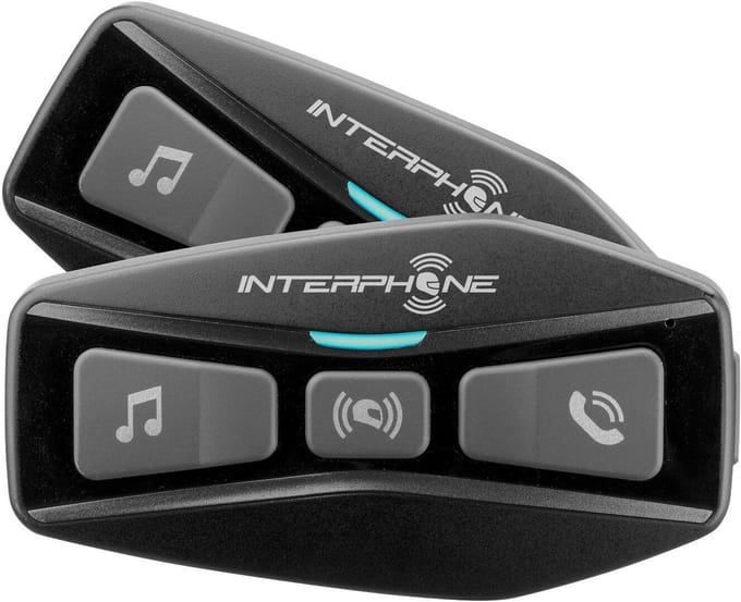 Interphone U-Com 2 Bluetooth Communicatiesysteem Double Pack - Maat - Bluetooth Intercom
