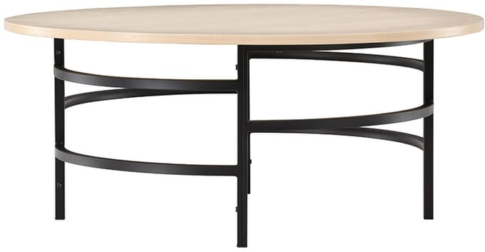 Copenhagen salontafel Ø100cm whitewash.