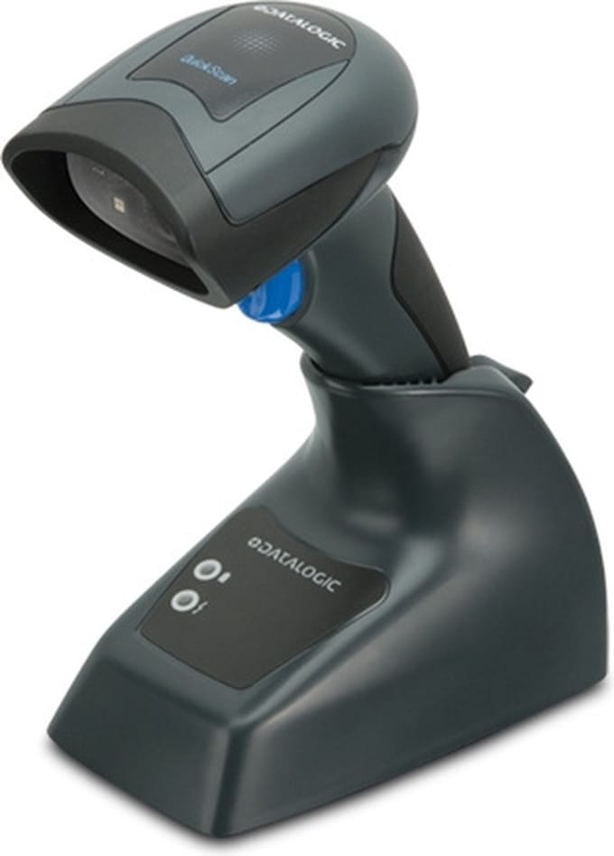 Datalogic Quickscan I QM2131 - 1D Wireless Barcode Scanner (includes Cable and Cradle)