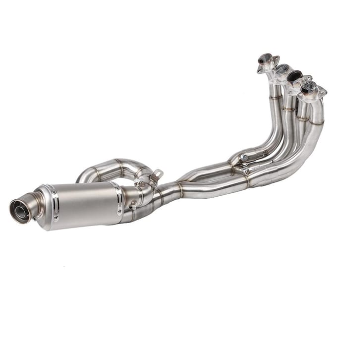 Motor Volledig Uitlaatsysteem Vent Voorpijp Schakel Verbinding voor Yamaha YZFR6 20062018 gray