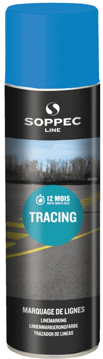 Soppec Tracing markeerverf, blauw, 500 ml