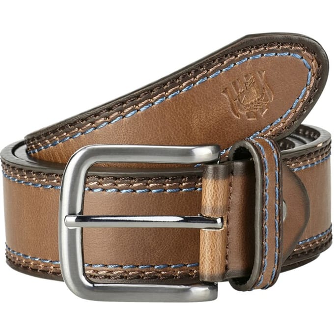 Jan Vanderstorm herren Riem - 155 - bruin - Plus Size