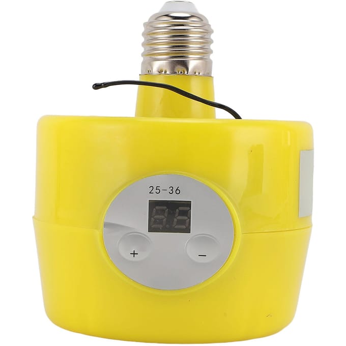 Kippen Warmtelamp Lamp Efficiënte Verwarming Veilig Multifunctioneel Reptielen Zonneplaatslamp Licht voor yellow