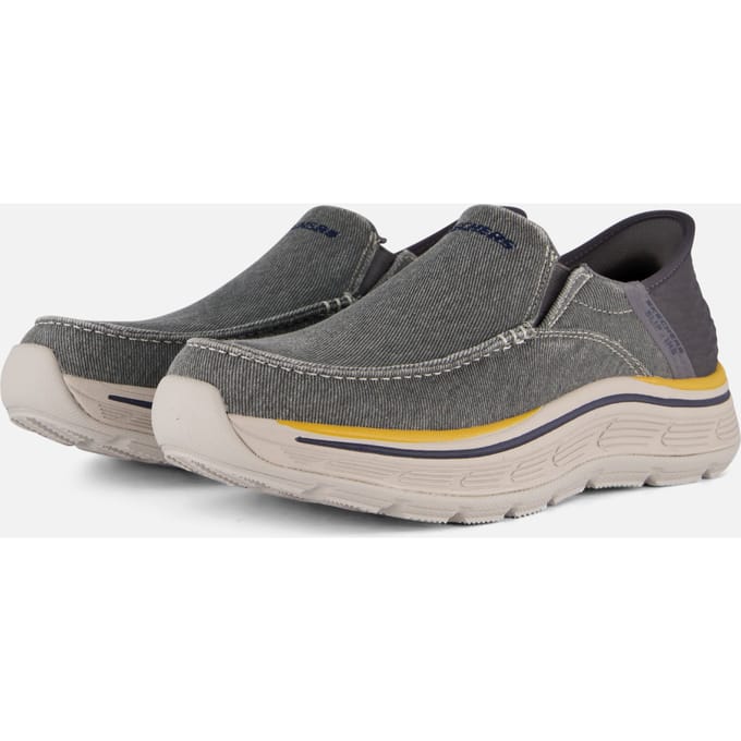 Skechers Remaxed - Sneakers - Fenick Heren Instappers - Donkergrijs