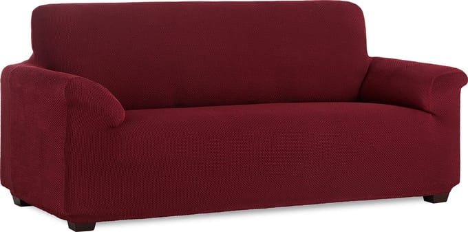 Milan - bankhoes - 180cm tot 230cm breed - Rood