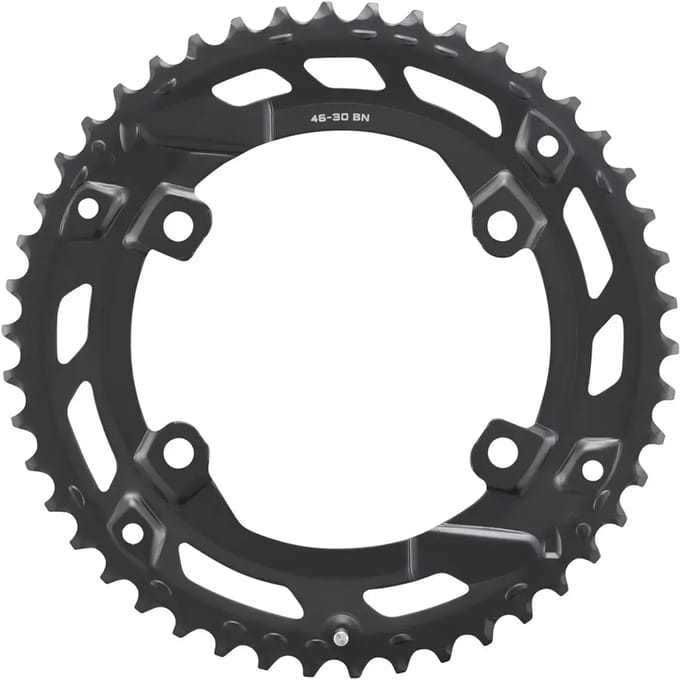 Shimano Cues U6000-2 80 Bcd Kettingblad Zilver 46t